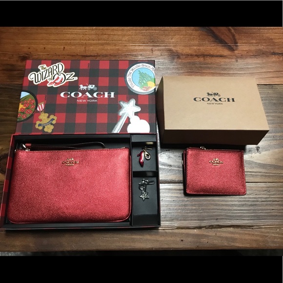coach wizard of oz wristlet